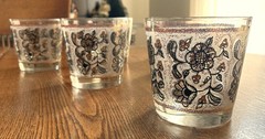 1960’s MCM LIBBEY ELCYDA Set of 6 Low Ball Cocktail Glasses