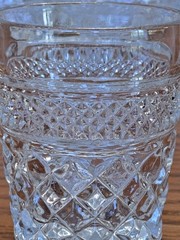 Anchor Hocking Wexford Old Fashioned Rock Glasses Diamond Glass VTG Set of 12