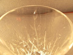 Cristal d’Arques Crystal Casandra Pattern Highball Tumbler 5 3/4″ x 3 1/8″