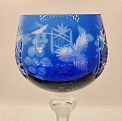 TALL HOCK WINES COBALT BLUE & AMETHYST 8 1/4″ Nachtmann?