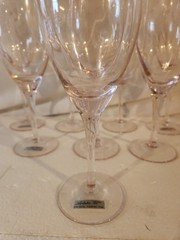 40 Year Old NOS Noritake ROYAL PIERPONT PINK Ice Tea Glasses Set Of 8 Never Used