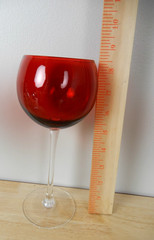 LENOX Holiday Gems Ruby RED Balloon Wine Glasses 8.75″ Crystal Set of 3
