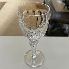Waterford Crystal CURRAGHMORE Claret 7 1/8″ Wine Glass Ireland Made