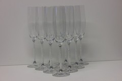 RARE Lenox Jubilee Crystals in Stem Champagne Toasting Flutes, Sold In Sets of 2