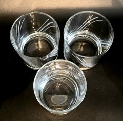 (362) *RARE- D’Arques Durand Uptown Old Fashioned Glasses Straight Side Set Of 6
