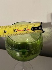 One Home Essential Fine Crystal Glass Goblet -Green Water-#H29