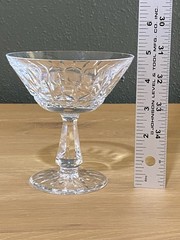 Waterford Crystal Rosslare 4.75″ Champagne Martini Glass Old Script Mark CLEAN