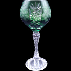 Hortensja Hortensia Cut Grapes On Green Cordial Glass