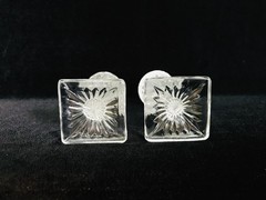 Anchor Hocking Clear Miss America Depression Glass Salt & Pepper Shakers