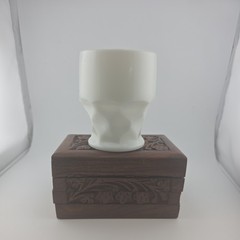 Vintage Viking Georgian Milk Glass White Tumbler Glasses. 1 Pc Only