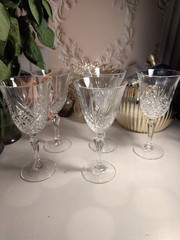 Crystal D’ Arque Masquerade crystal wine glasses set of 5