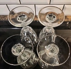 Arcoroc France Cristal D’arques Water Goblets 7″ Set Of 4
