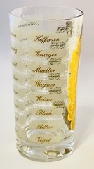 Glass Tumbler Vintage EARLY AMERICAN FAMILIES FROM GERMANY Mid-Century High Ball