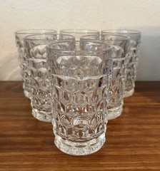 Vintage FOSTORIA American Crystal Clear Flat Iced Tea Glasses, 5.25″ – Lot of 6