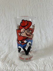 Vintage Dudley Do Right Collector Series Glass The Rocky & Bullwinkle Show