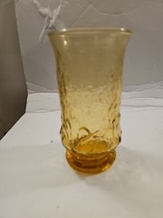 vintage rain flower Design anchor hocking glass