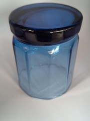 2 Vtg Anchor Hocking Essex Cobalt Blue Double Old Fashioned Rocks Glasses 9oz EC