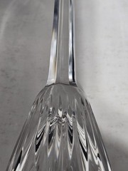 Waterford Crystal Laurel Champagne Flute 9 3/8″ Vintage Fluted Glass Ireland