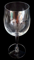 TIFFANY & Co Signed Classic Home Essentials (U Shaped Bowl) 8″ WHITE WINE GLASS