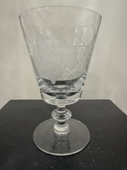 Heisey Oxford Goblet with Ivy Etch