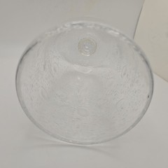 Southern Living At Home Bella Luna Large Water Goblet Hand Blown Glass Bubbles