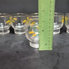International China Viking Wheat Stackable Glasses, Set of 6, Midcentury Tumbler