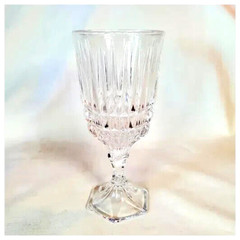 Vintage Discontinued Fostoria Stemware Set of 8 Water Glasses Heritage Pattern