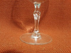 Crystal Cocktail Glasses Stemware Goblets Platinum Rim 6 oz 5.5″H Set of 6