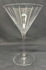 Mikasa Cheers Crystal Martini Glasses Etched~ Set of 4 ~ Excellent! Holiday