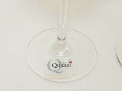 Qualia Crystal Glassware Meridian Goblet and Iced Tea Set Glasses, Smoky Finish