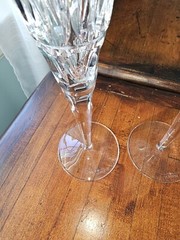 Set of 2 Bombay BBM10 Crystal Champagne Flute 10-1/2″ Beautiful Celebrate