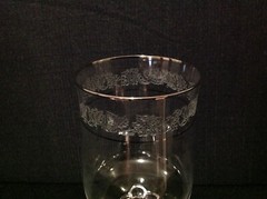 Lenox Moonspun One (1) Wine Glass USA Platinum Multiple & Much More Available