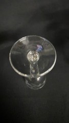 Vintage Set Of 5 Vintage 3.75″ Tall Needle Etched Crystal Shot Glasses