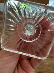 4 Vintage Imperial Cape Cod Champagne or Tall Sherbet Glasses Square foot