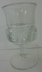 Vtg Set of 4 Art Deco Clear Glass Cordial Sherry Port 2 Oz Glasses