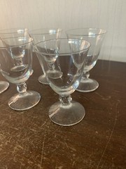 79 Daum Orval White Wine Glasses Crystal, H: 9.5 cm