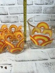 1960s Colony Retro Glassware Set, Glasses, Ice bucket & Tray