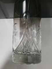 RARE Ombre Crystal PINWHEEL Star Highball Glass Set Of 6 No Flaws/chips