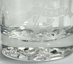 Nice Heavy Bottom Whiskey/Double Old Fashioned 12oz Glasses Etched with a Logo