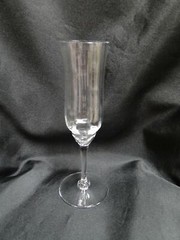 Baccarat Capri, Optic, No Trim: Champagne Flute (s), 7 3/8″ Tall