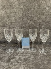 Marquis by Waterford Brookside White Wine Glasses Goblets Set of 4 Germany