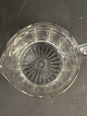 Depression Glass Circa 1930’s HAZEL ATLAS COLONIAL BLOCK Clear 8 oz CREAMER