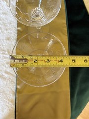 Set Of 4 Rose Marie Clear (Cut) Cocktail Glasses by Tiffin-Franciscan