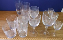 Dampierre Durand Highball Lowball Wine Goblet Water Glasses Tumblers Your Choice
