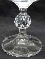 Bohemia Czechoslovakia Set of 8 Water Goblets – Golf Ball Stem
