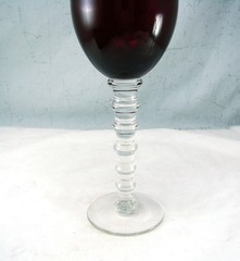 Home Essentials Glassware IMPERIAL RUBY Water Goblet(s) EXCELLENT Height 9 3/4″