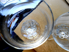 Rosenthal Group Crystal Classic Rose Crystal 7” White Wine Monbijou Shape