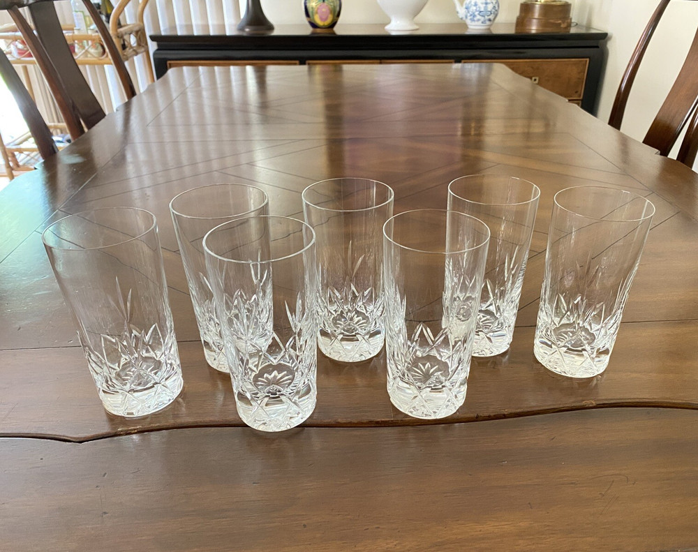 Lenox 11 Oz Crystal Highball Glasses Set Of 7