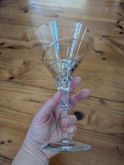 Royal Doulton England Saturn Martini Crystal Cocktail Glasses Pair in Box 250ml