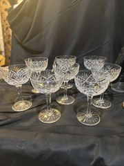 Kosta Boda Helga Set Of 8 Champagne Coupe Glasses 5 3/8 In